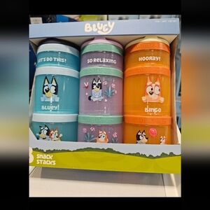 Bluey whiskware stackable container new